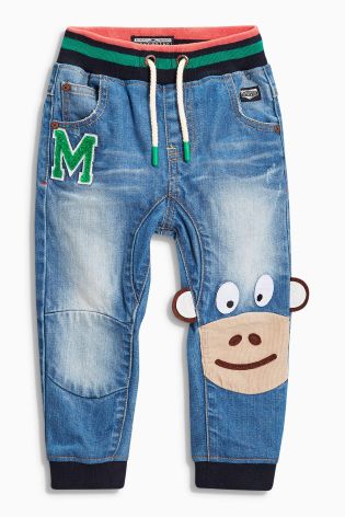 Denim Mid Blue Monkey Jeans (3mths-6yrs)